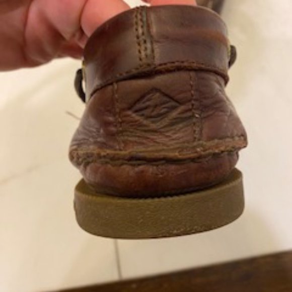 Clear Out- VGUC Sperry Leeward 2-Eye Yacht Club Boat Shoe size 12 in Amaretto - Picture 9 of 15